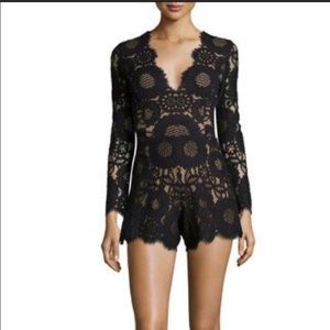 alexis lace romper